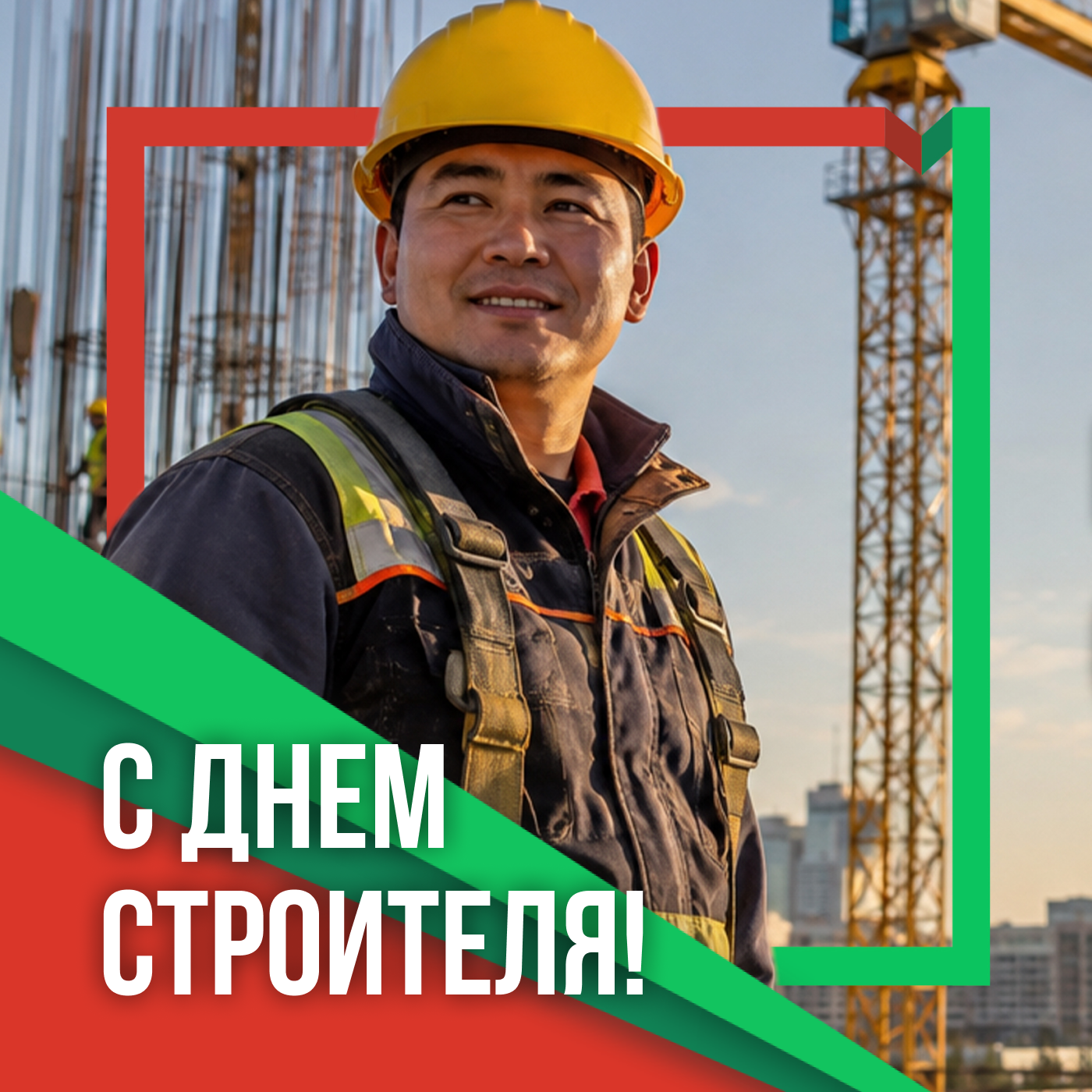 Поздравляем с Днем строителя!
